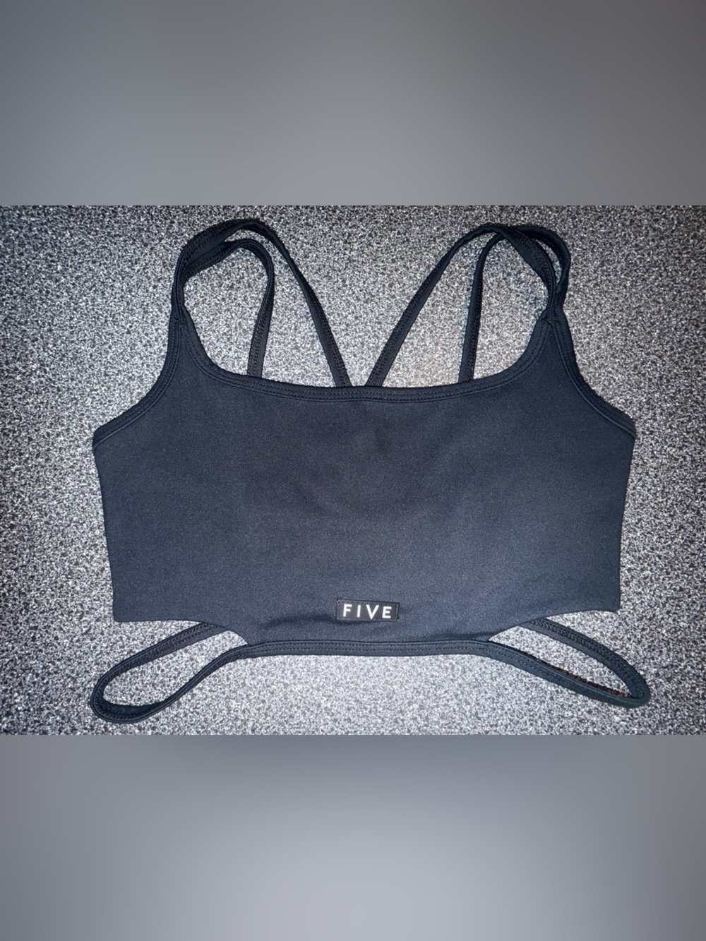 Five Dancewear Black Bra Top Size Adult XS
